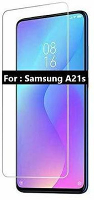 TecnoBot Impossible Screen Guard for Gorilla O0riginal Edge To Edge Screen Guard for Samsung Galaxy A21s Gorilla Hammer Proof flexible fiber unbreakable 9H hardness Screen Protector [Better then Tempered Glass](Pack of 1)