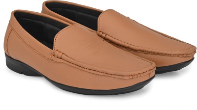 Foxtrend Loafers For Men(Tan , 10)