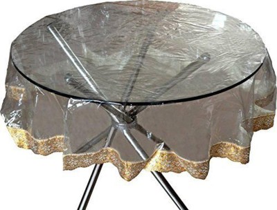 Shri Ganesh Handloom Solid 4 Seater Table Cover(Transparent, PVC)