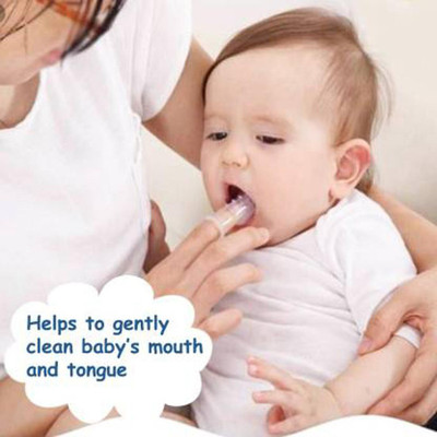 KOTLEY Baby Finger Tooth Brush (3 months to 3 years) Extra Soft Toothbrush Ultra Soft Toothbrush