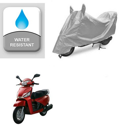Atulit enterprises Two Wheeler Cover for Mahindra(Gusto, Silver)