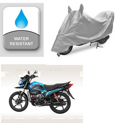 RPSENTTERPR Waterproof Two Wheeler Cover for Honda(Passion Pro TR, Silver)