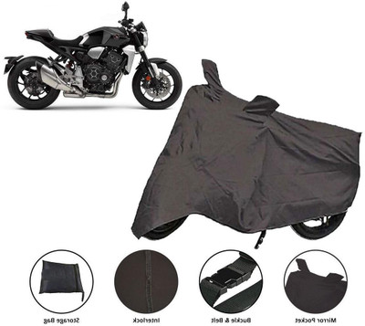 Lakshmina Enterprises Waterproof Two Wheeler Cover for Honda(CB 1000R, Black)