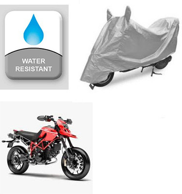 Atulit enterprises Two Wheeler Cover for Ducati(Hypermotard, Silver)