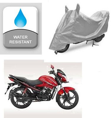 Atulit enterprises Two Wheeler Cover for Hero(Glamour, Silver)