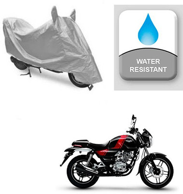 Atulit enterprises Two Wheeler Cover for Bajaj(V 150, Silver)