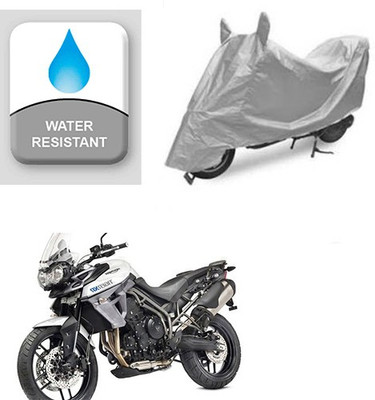 Atulit enterprises Two Wheeler Cover for Universal For Bike(Silver)