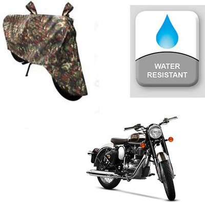 Feel heaven Two Wheeler Cover for Royal Enfield(Classic Chrome, Multicolor)