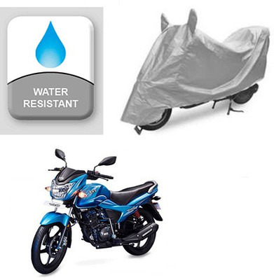 Atulit enterprises Two Wheeler Cover for TVS(Victor New, Silver)