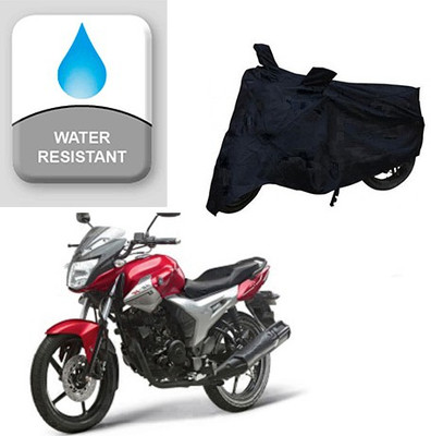 Feel heaven Two Wheeler Cover for Yamaha(SZ X, Black)