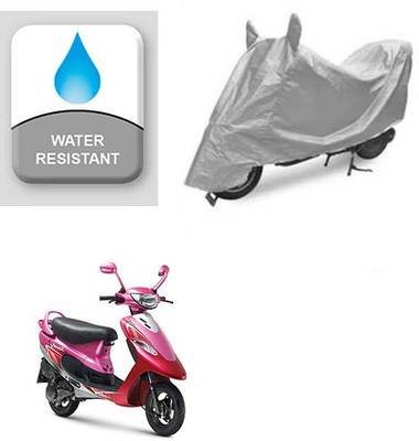 Atulit enterprises Two Wheeler Cover for TVS(Scooty Pep+, Silver)