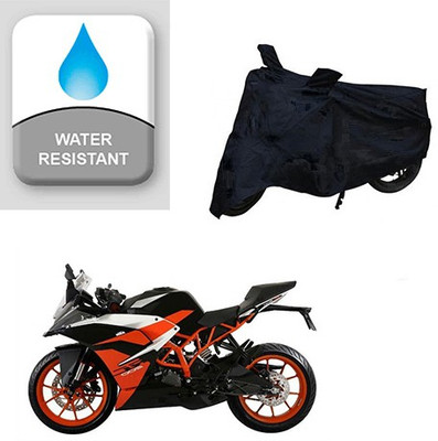 Feel heaven Two Wheeler Cover for KTM(RC 200, Black)