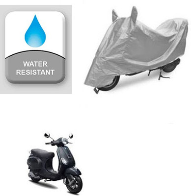 RPSENTTERPR Waterproof Two Wheeler Cover for Piaggio(Vespa LX, Silver)