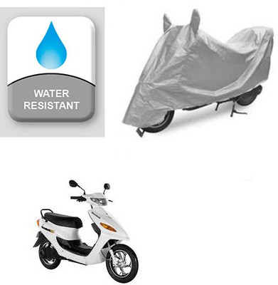 Atulit enterprises Two Wheeler Cover for Indus(Yo Electron, Silver)