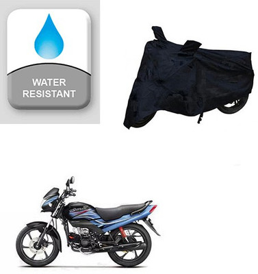 Feel heaven Two Wheeler Cover for Honda(Passion Pro, Black)