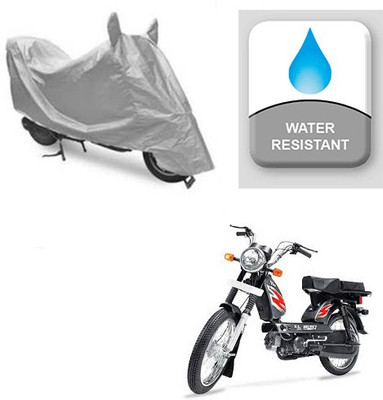 saanvi Two Wheeler Cover for TVS(Heavy Duty Super XL, Silver)