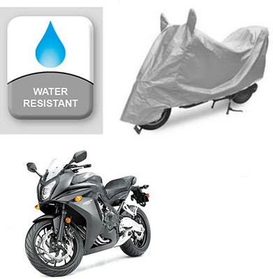 RPSENTTERPR Waterproof Two Wheeler Cover for Honda(CBR 650F, Silver)