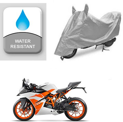 Atulit enterprises Two Wheeler Cover for KTM(Duke 200, Silver)