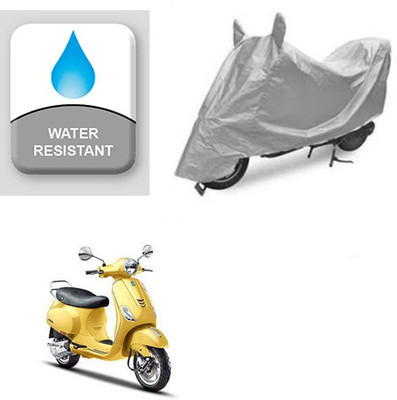 Atulit enterprises Two Wheeler Cover for Piaggio(Vespa SXL, Silver)