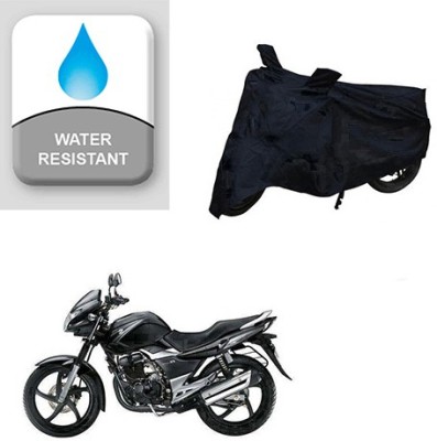 Feel heaven Two Wheeler Cover for Suzuki(GS 150R, Black)