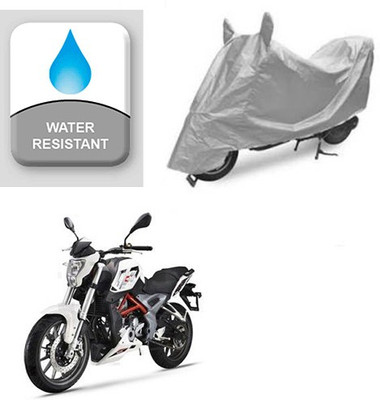 Atulit enterprises Two Wheeler Cover for DSK Benelli(TNT 25, Silver)