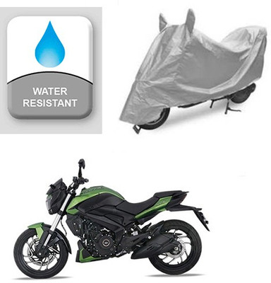 RPSENTTERPR Waterproof Two Wheeler Cover for Bajaj(Dominar, Silver)