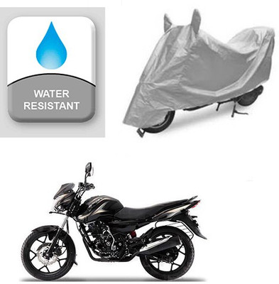 Atulit enterprises Two Wheeler Cover for Bajaj(Discover 150 s, Silver)