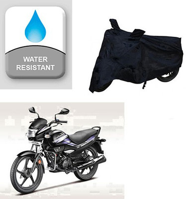 Feel heaven Two Wheeler Cover for Hero(Super Splendor, Black)
