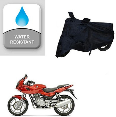 Feel heaven Two Wheeler Cover for Bajaj(Pulsar 220 DTS-i, Black)