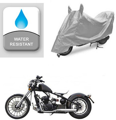 Atulit enterprises Two Wheeler Cover for Harley Davidson(Bobber 350, Silver)