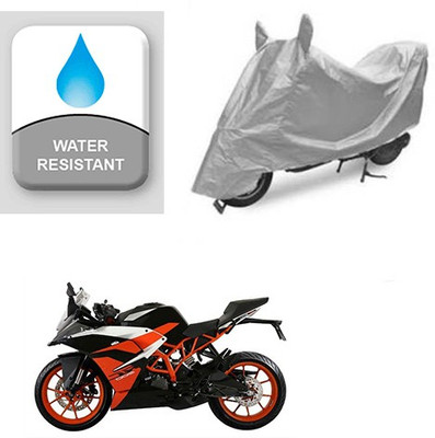 Atulit enterprises Two Wheeler Cover for KTM(RC 390, Silver)