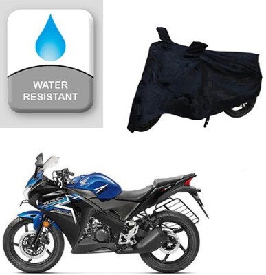 Feel heaven Two Wheeler Cover for Honda(CBR 150R, Black)