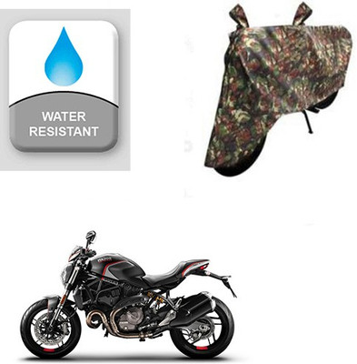 Feel heaven Two Wheeler Cover for Ducati(Monster 82, Multicolor)