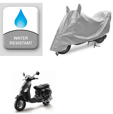 Feel heaven Two Wheeler Cover for Piaggio(Vespa, Silver)