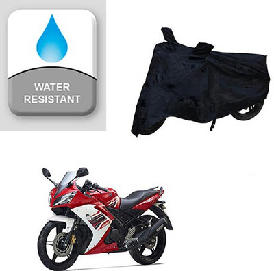 Feel heaven Two Wheeler Cover for Yamaha(R15 s, Black)