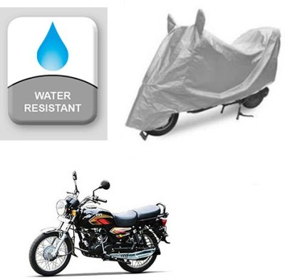 Atulit enterprises Two Wheeler Cover for TVS(Max 4R, Silver)