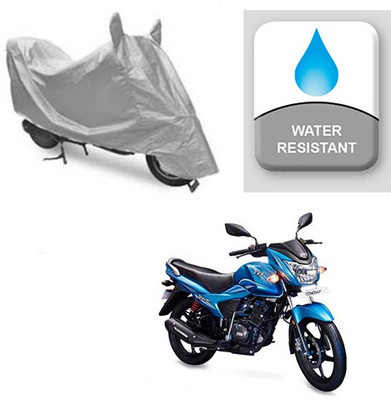 Atulit enterprises Two Wheeler Cover for TVS(Victor New, Silver)
