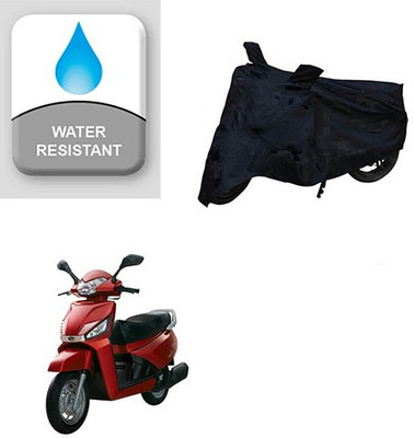 Feel heaven Two Wheeler Cover for Mahindra(Gusto, Black)