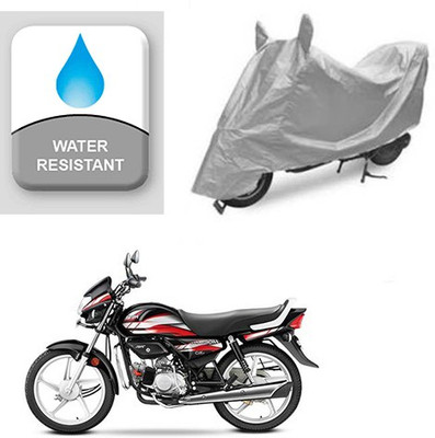 Atulit enterprises Two Wheeler Cover for Hero(CD deluxe, Silver)