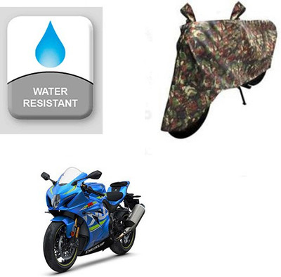 RPSENTTERPR Waterproof Two Wheeler Cover for Suzuki(GSX, Multicolor)