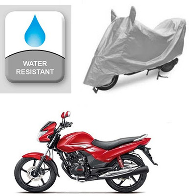 Feel heaven Two Wheeler Cover for Hero(Achiever, Silver)