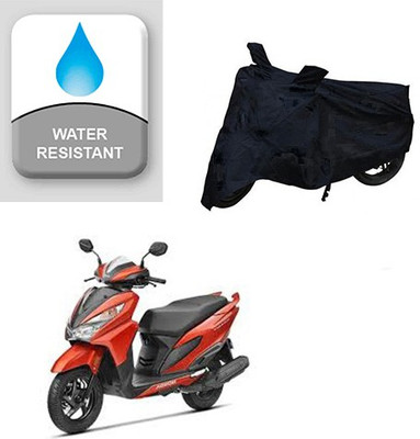Feel heaven Two Wheeler Cover for Honda(Grazia, Black)
