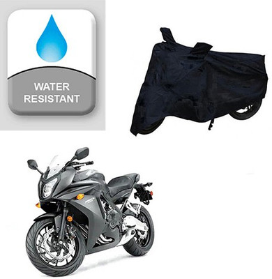 Feel heaven Two Wheeler Cover for Honda(CBR 650F, Black)