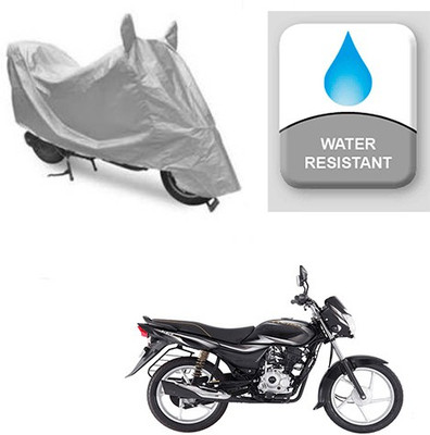 RPSENTTERPR Waterproof Two Wheeler Cover for Bajaj(Platina 100 DTS-i, Silver)