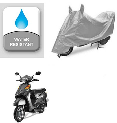 RPSENTTERPR Waterproof Two Wheeler Cover for Indus(Yo Spark, Silver)
