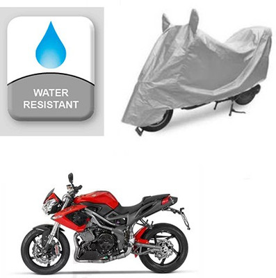 Atulit enterprises Two Wheeler Cover for DSK Benelli(TNT R, Silver)