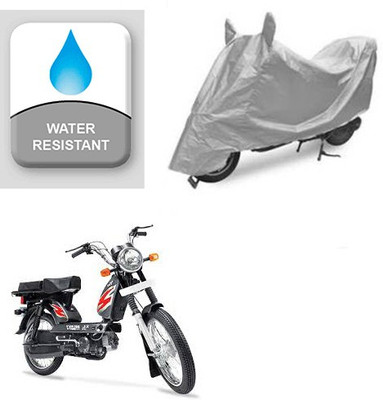RPSENTTERPR Waterproof Two Wheeler Cover for TVS(Heavy Duty Super XL, Silver)