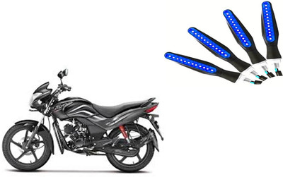 Buras Front, Rear LED Indicator Light for Hero Passion X Pro, Passion Pro, Passion(Blue)