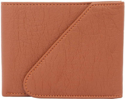 Xlivo Men Casual Tan Artificial Leather Wallet(3 Card Slots)