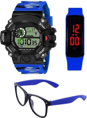 matric plus watchs analog digital Digital Watch  - For Boys